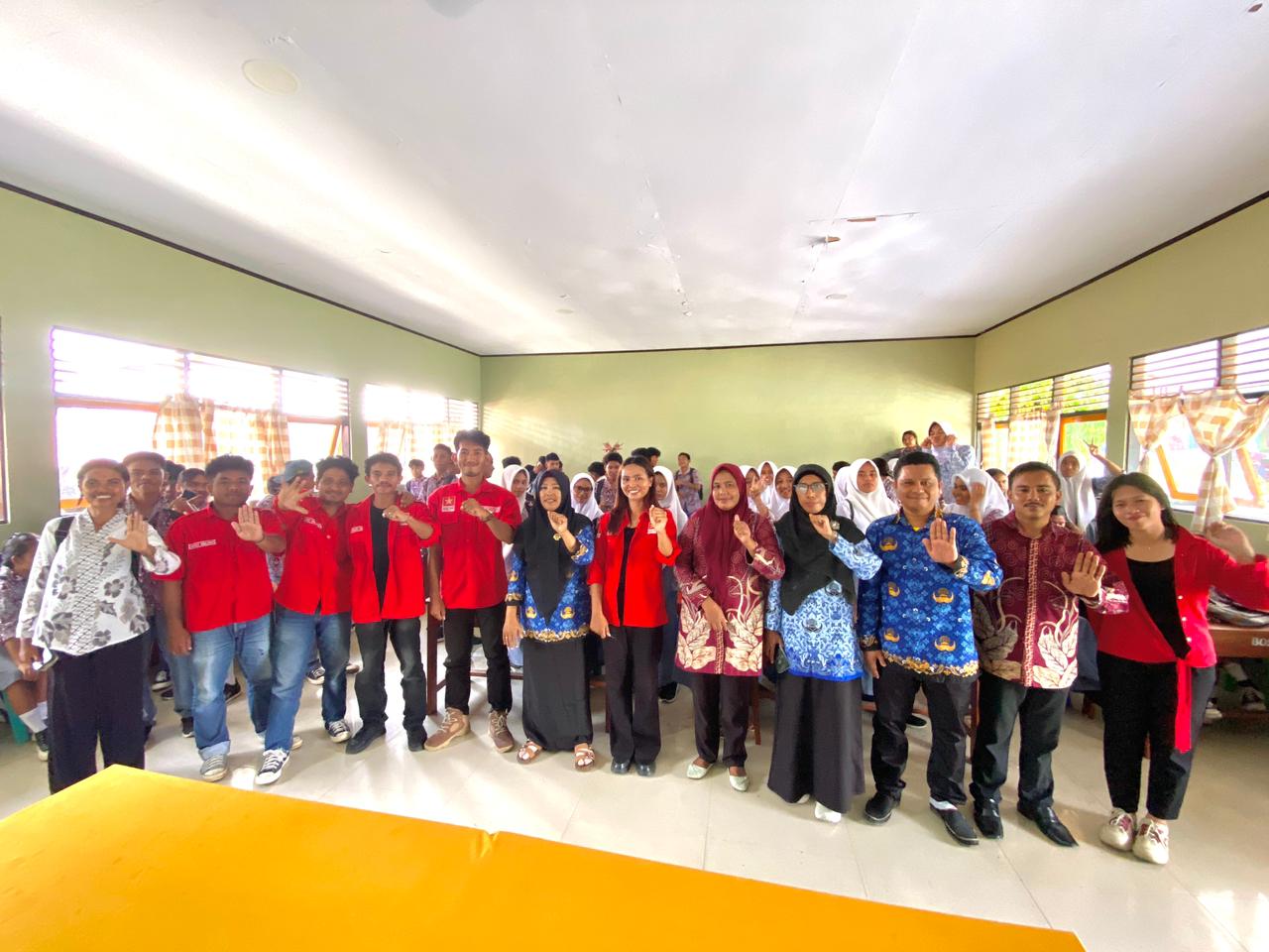 ‎LMND Gelar Sosialisasi Anti Kekerasan Seksual di SMA Negeri 2 Halut