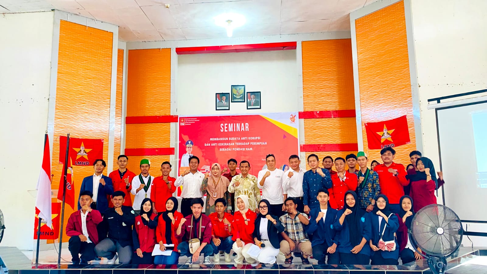 ‎Peringati 16HAKTP, Hari Antikorupsi dan HAM, LMND Sumbawa Gelar Seminar